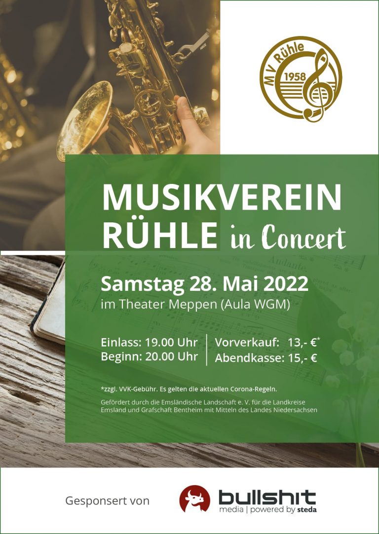 28.05.2022 ein Konzert im Theater Meppen